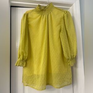 Swiss dot boutique top